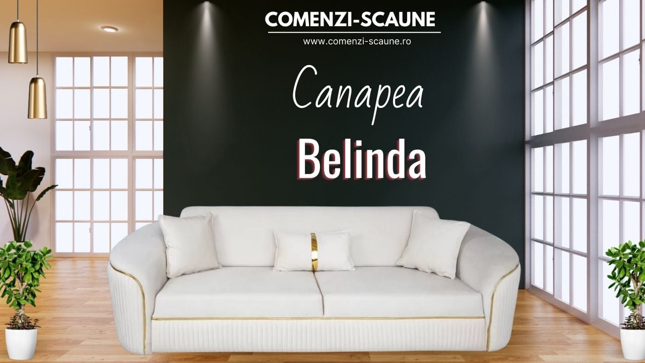 Canapea extensibilă electrică Belinda catifea bej