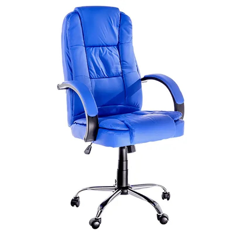 Scaun pentru birou confortabil 300 albastru