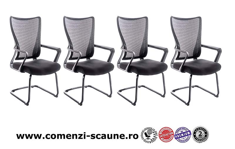 scaun-vizitatori-tapitat-material-textil-si-mesh-500AV-1
