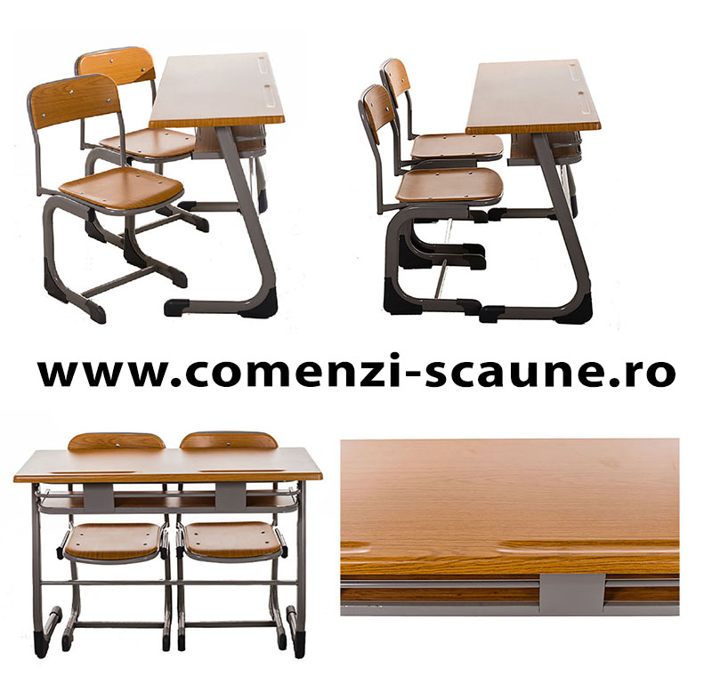 Set banca-scolara-pentru-elev-dubla