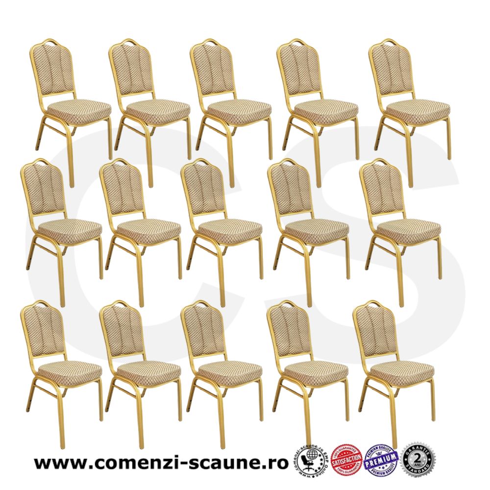 Scaune pentru conferință, diverse evenimente HORECA SM culoarea Crem