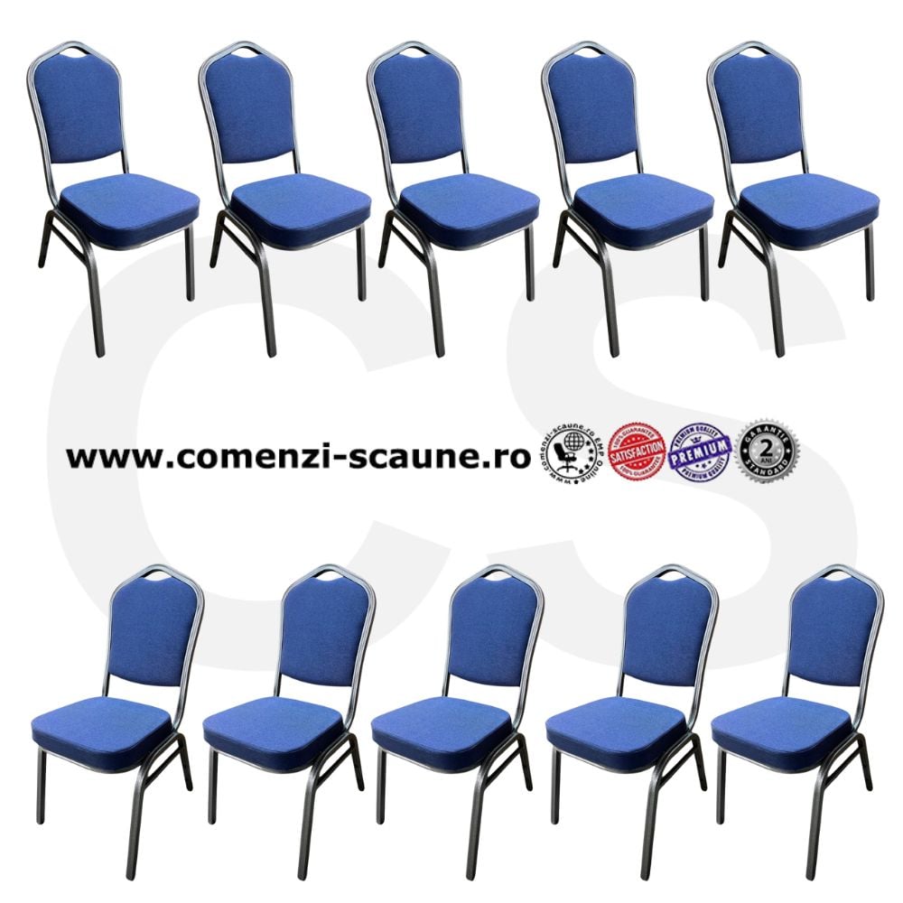 scaune pentru diverse evenimente model TS albastre