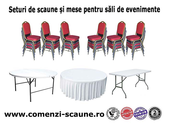 Seturi de scaune și mese pentru săli de evenimente-1